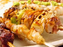 料理メニュー写真&nbsp;八女炭蘇鶏串焼き五種コース