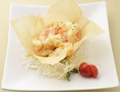 料理メニュー写真&nbsp;プリプリ海老のマヨネーズソースがけ