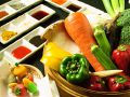 料理メニュー写真&nbsp;12種類のソースから3種お選びください♪(バジル/辛味噌/黒ゴマ/岩塩/香草など12種)