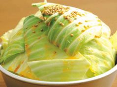 料理メニュー写真 韓国のり/キムチ/鬼キャベツ