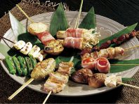【こだわりの炭火串焼き】