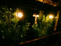 蛍が灯る縁側席
