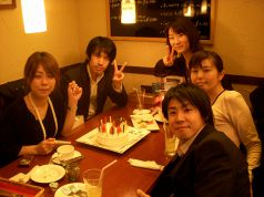 会社仲間と