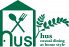 ヒュース hus 大名店のロゴ