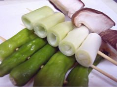 料理メニュー写真 しいたけ ピーマン ししとう ねぎトマト
