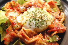 料理メニュー写真&nbsp;温玉キムチ