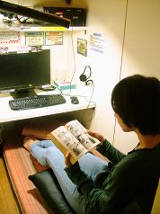 足をのばし自宅にいるかの様にリラックス☆