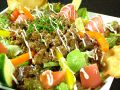 料理メニュー写真&nbsp;メキシカンサラダ/シークワーサードレッシングのヘルシー豚しゃぶサラダ