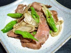 料理メニュー写真 牛タン炒め