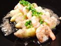 料理メニュー写真&nbsp;ホワイトアスパラと海老のサラダ