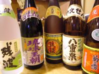 お手頃な泡盛や焼酎が豊富