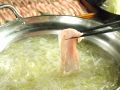 料理メニュー写真&nbsp;黒豚のしゃぶしゃぶ～そばつゆ仕立て～（２人前～承ります）