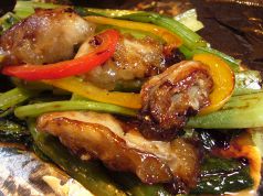料理メニュー写真&nbsp;広島産かきと青菜のオイスター炒め