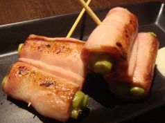 料理メニュー写真&nbsp;ジューシーアスパラベーコン巻き