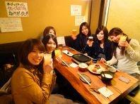 堀り座敷で女子会♪