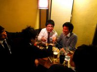 堀り座敷で男子会♪