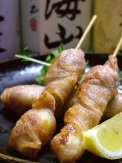料理メニュー写真 豚ばら肉のにんにん巻き(1本)