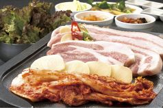 料理メニュー写真&nbsp;山形県産庄内豚 サムギョプサルセット