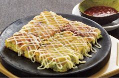 料理メニュー写真&nbsp;アボカドとプリプリ海老のマヨチヂミ