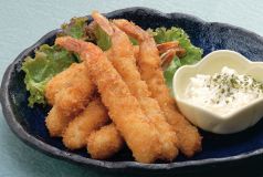 料理メニュー写真&nbsp;おつまみエビフライ