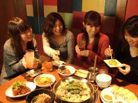 女子会にピッタリ！半個室