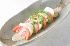 料理メニュー写真&nbsp;レアチーズ豆富のカプレーゼ