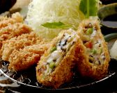 旬野菜の生湯葉コロッケとヒレかつ膳