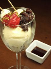 料理メニュー写真 串蔵のあんみつ