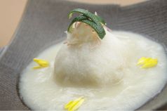 料理メニュー写真 蓮根まんじゅう ~白味噌仕立て~