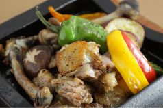 料理メニュー写真 地鶏炙り焼き