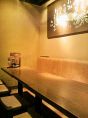 他の席と離れた個室です。