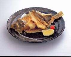 料理メニュー写真 かれい唐揚げ