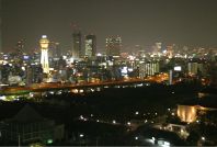大阪一望のパノラマ夜景