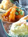 料理メニュー写真&nbsp;エビの３種盛り