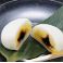 料理メニュー写真&nbsp;ぷりん大福/青森リンゴのソルベ～ヒアロジュレ掛け～