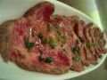 料理メニュー写真&nbsp;国産牛肉のタタキ