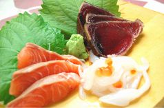 料理メニュー写真&nbsp;お造り三種盛合わせ
