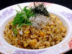 料理メニュー写真&nbsp;京都「弘悦」のたまり漬けと玄米の炒めご飯