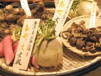 野菜もこだわっています。