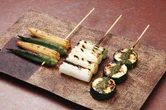 料理メニュー写真 野菜串焼き盛り合わせ