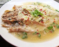料理メニュー写真&nbsp;新鮮な魚の蒸しもの