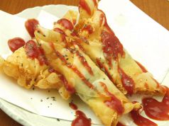 料理メニュー写真 チーズとしその包み揚げ