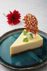 料理メニュー写真 手造りチーズケーキ
