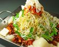 料理メニュー写真&nbsp;コラーゲンと和風だしの海鮮味噌ちりとり鍋～海老、烏賊、イイダコ入り～