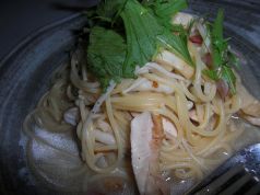 料理メニュー写真&nbsp;チキンときのこの　　ぺペロンチーノ