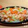 料理メニュー写真&nbsp;鉄板のむきえび、ホタテ、イカ炒め　/鉄板牛ヒレの醤油風味/鉄鍋鶏肉　/鉄鍋ホルモン