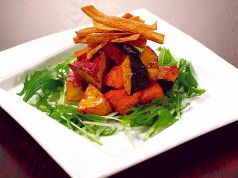 料理メニュー写真 食物繊維たっぷり!ごろごろ根菜のサラダ~ハニーマスタード~