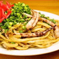料理メニュー写真 海鮮塩焼そば【平打ち太麺】