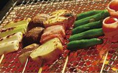 料理メニュー写真&nbsp;【素材屋自慢の炭火串焼き】