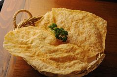 料理メニュー写真&nbsp;鳥幸名物自家製とりせんべい